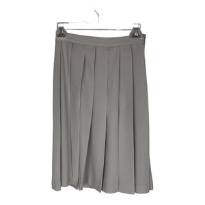 H&M Tan Pleated Skirt Size‎ 2 Accordion Pleat Midi